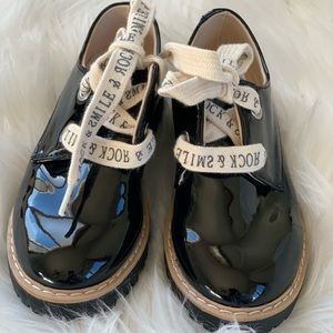 Toddler ZARA Patent Leather Rock & Roll Shoes